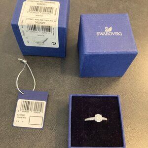 SWAROVSKI Women's Attract Round Ring Collection